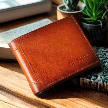 Men's Wallet – RFID Blocking, Full Grain Leather Trifold Rfid – detail view 11