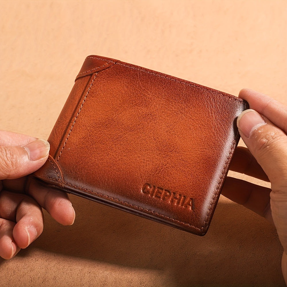 Men's Wallet – RFID Blocking, Full Grain Leather Trifold Rfid – detail view 15