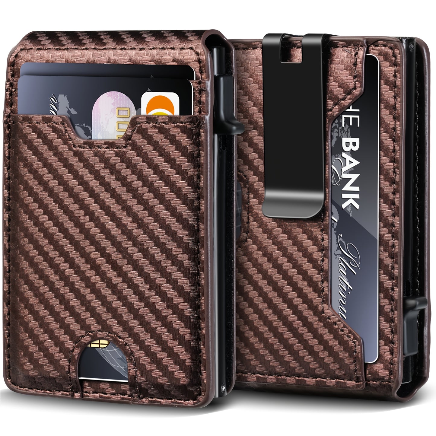 Men's Wallet – RFID Blocking, Metal Aluminum Pop Up Rfid – detail view 11