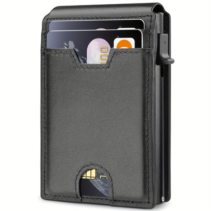 Men's Wallet – RFID Blocking, Metal Aluminum Pop Up Rfid – detail view 8