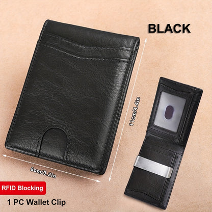 Men's Wallet – RFID Blocking, Oil Wax Cowhide Rfid Blocking – detail view 2