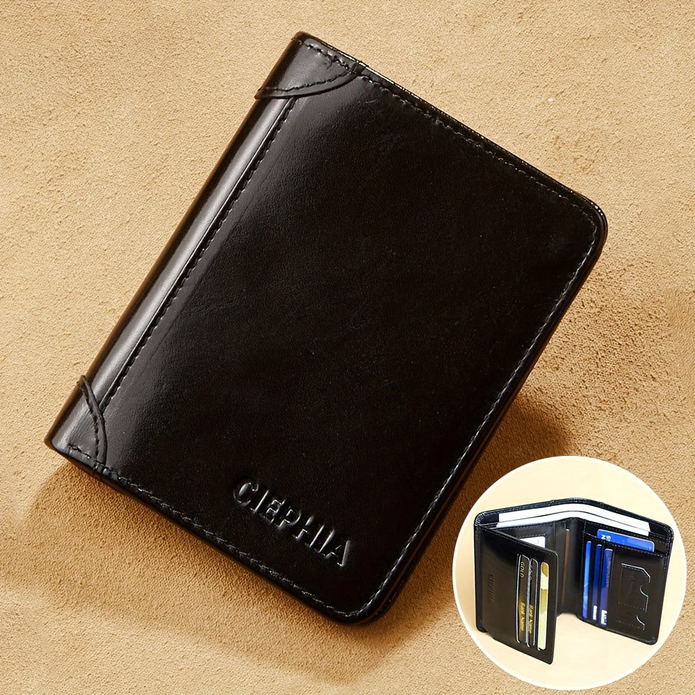 Men's Wallet – RFID Blocking, Oil Wax Cowhide Rfid Blocking – detail view 34