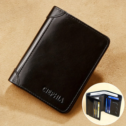 Men's Wallet – RFID Blocking, Oil Wax Cowhide Rfid Blocking – detail view 34