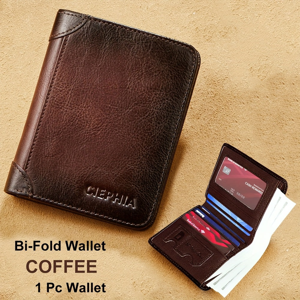 Men's Wallet – RFID Blocking, Oil Wax Cowhide Rfid Blocking – detail view 37