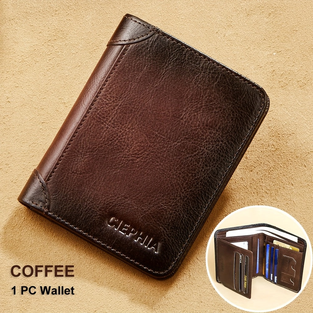 Men's Wallet – RFID Blocking, Oil Wax Cowhide Rfid Blocking – detail view 35