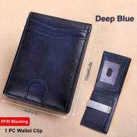 Deep Blue Money Clip