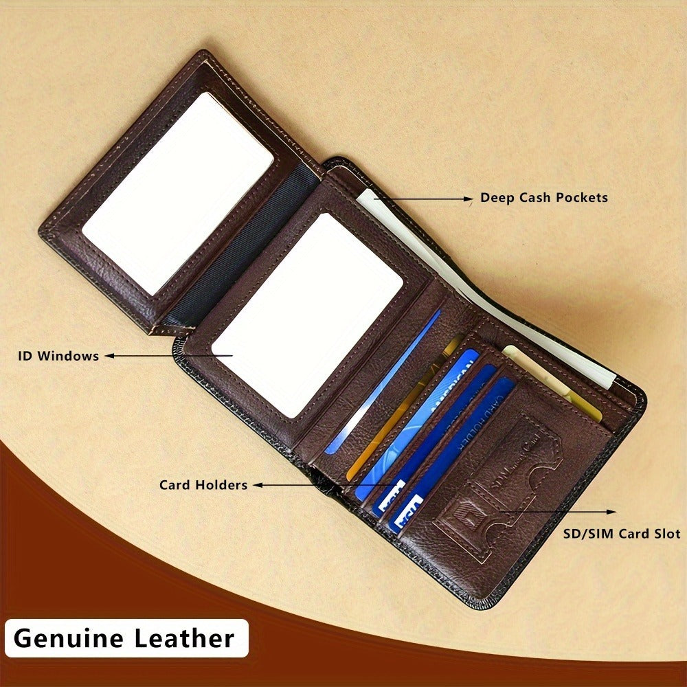 Men's Wallet – RFID Blocking, Oil Wax Cowhide Rfid Blocking – detail view 18