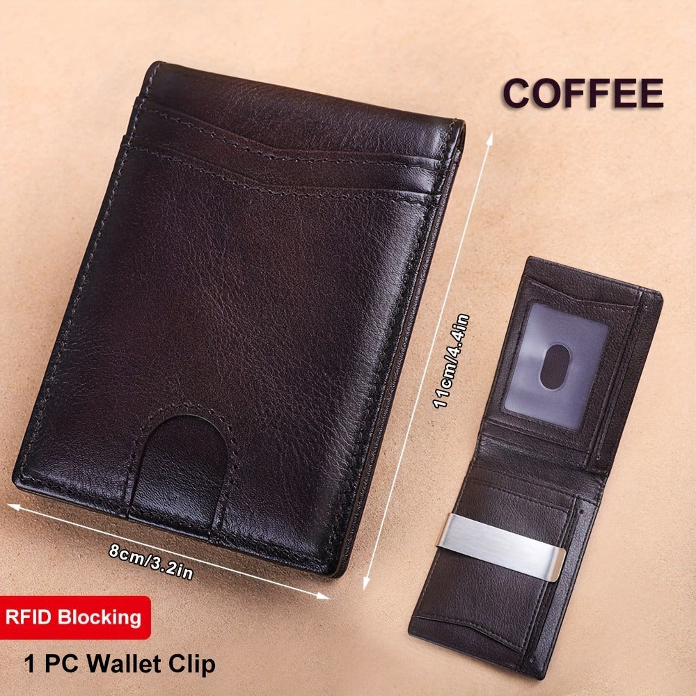 Men's Wallet – RFID Blocking, Oil Wax Cowhide Rfid Blocking – detail view 13