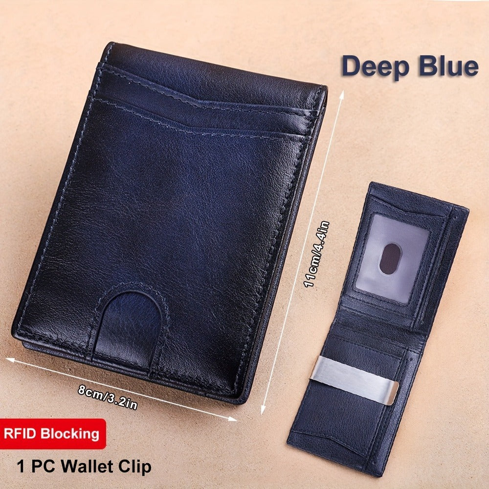 Men's Wallet – RFID Blocking, Oil Wax Cowhide Rfid Blocking – detail view 17