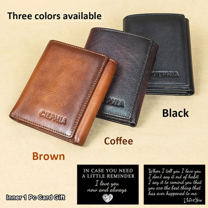 Men's Wallet – RFID Blocking, Rfid Blocking Bifold Trifold First – detail view 3