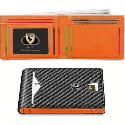 Men's Wallet – RFID Blocking, Rfid Blocking Carbon Fiber Bifold – detail view 9