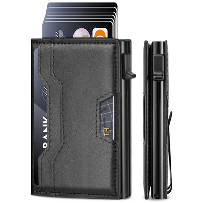 Men's Wallet – RFID Blocking, Rfid Blocking Pop Up Aluminum – front view - product view 14