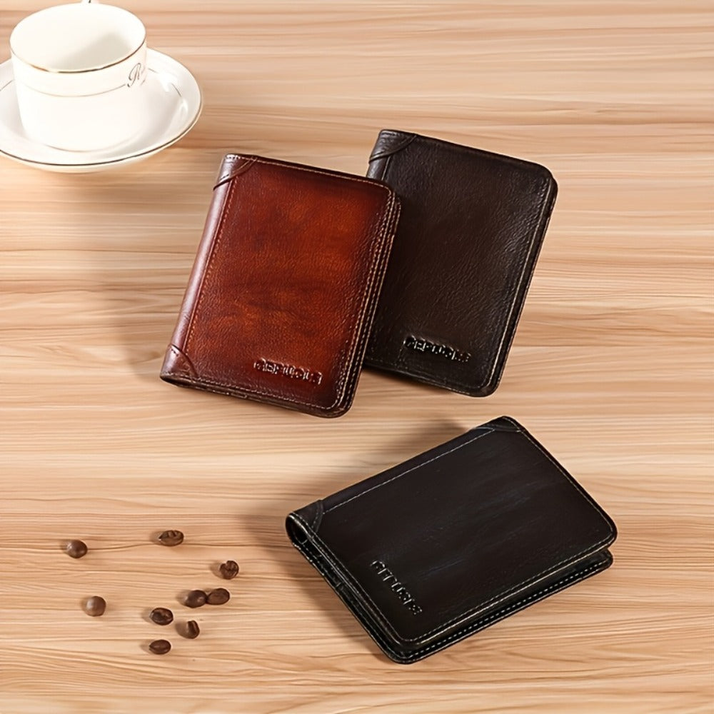 Men's Wallet – RFID Blocking, Short Trifold Money Clip Rfid – detail view 11