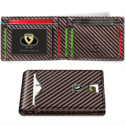 Men's Wallet – RFID Blocking, Slim Rfid Blocking Bifold Carbon – detail view 2