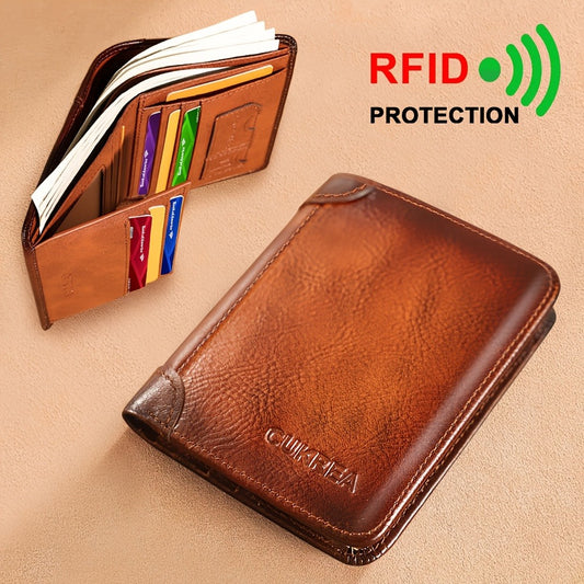 Men's Wallet – RFID Blocking, Top Grain Cowhide Rfid Blocking – front view