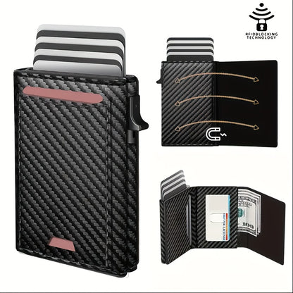 Men's Wallet – RFID Blocking, Automatic, Anti-Theft, Large Capacity – detail view 11