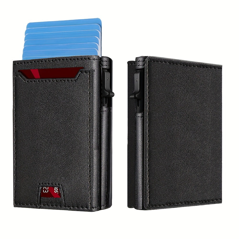 Men's Wallet – RFID Blocking, Automatic, Anti-Theft, Large Capacity – detail view 3