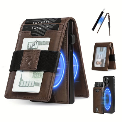 Men's Wallet – RFID Blocking, for Everyday Use – front view - product view 20
