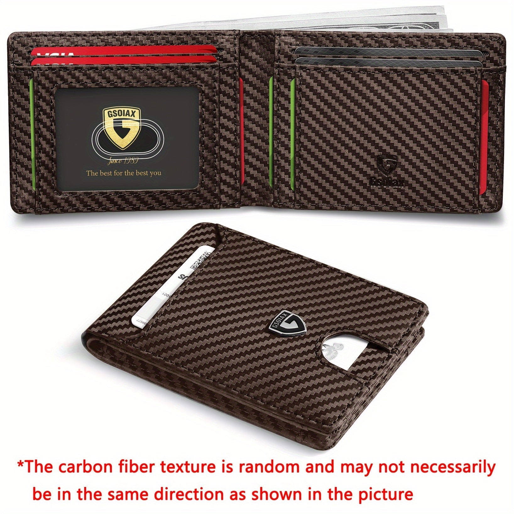 Men's Wallet – 16 Colors, RFID Blocking – detail view 30