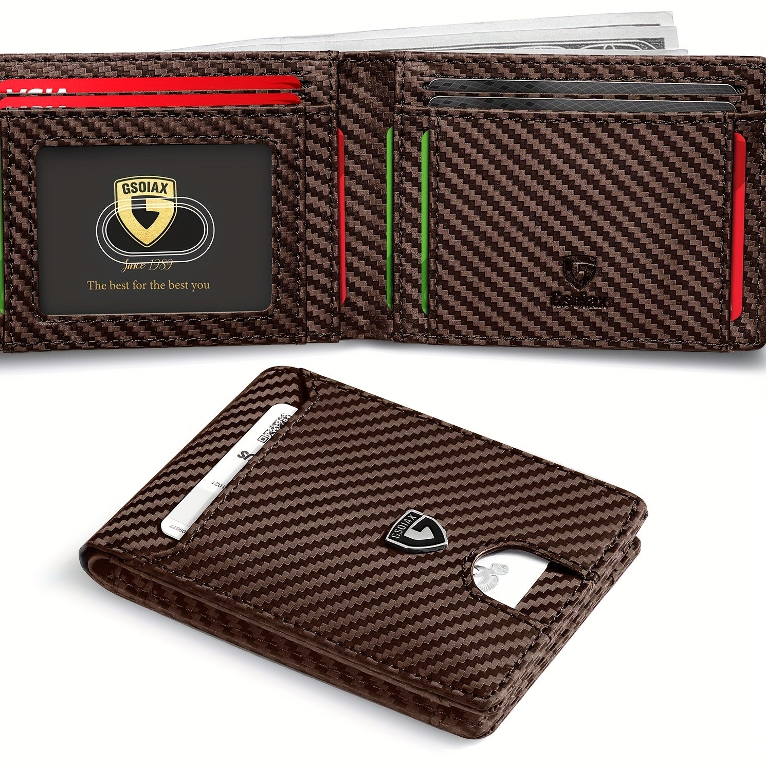 Men's Wallet – 7 Colors, RFID Blocking – detail view 2