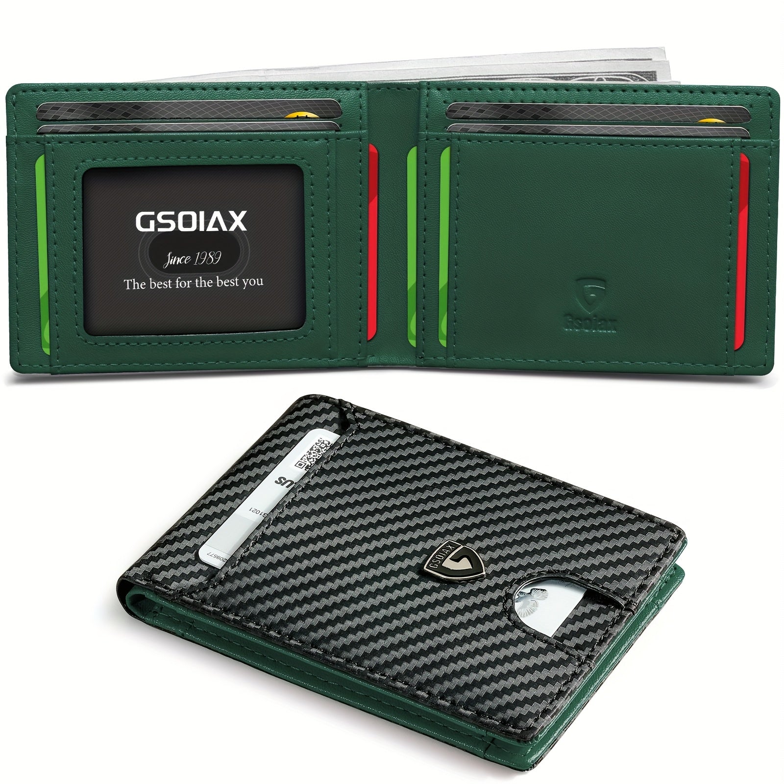 Men's Wallet – 7 Colors, RFID Blocking – alternate view