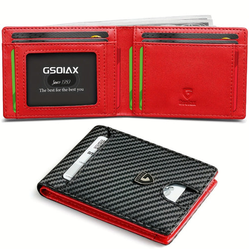 Men's Wallet – 7 Colors, RFID Blocking – front view