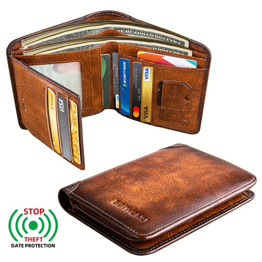 Men's Wallet – RFID Blocking, for Travel – front view