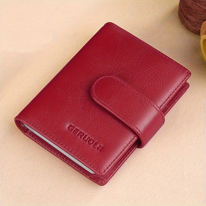 Men's Wallet – 6 Colors, Slim Card Case Cowhide Leather – detail view 12