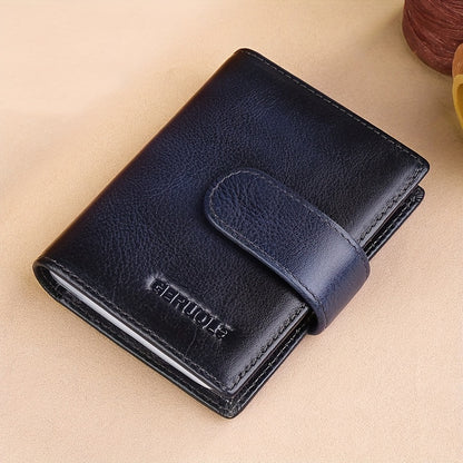 Men's Wallet – 6 Colors, Slim Card Case Cowhide Leather – detail view 19