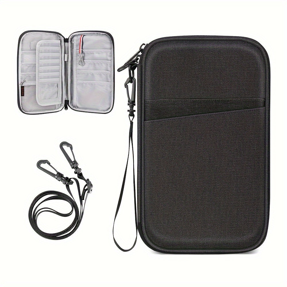 Men's Wallet – for Travel, Rfid Family Passport Holder Passport – front view - product view 10