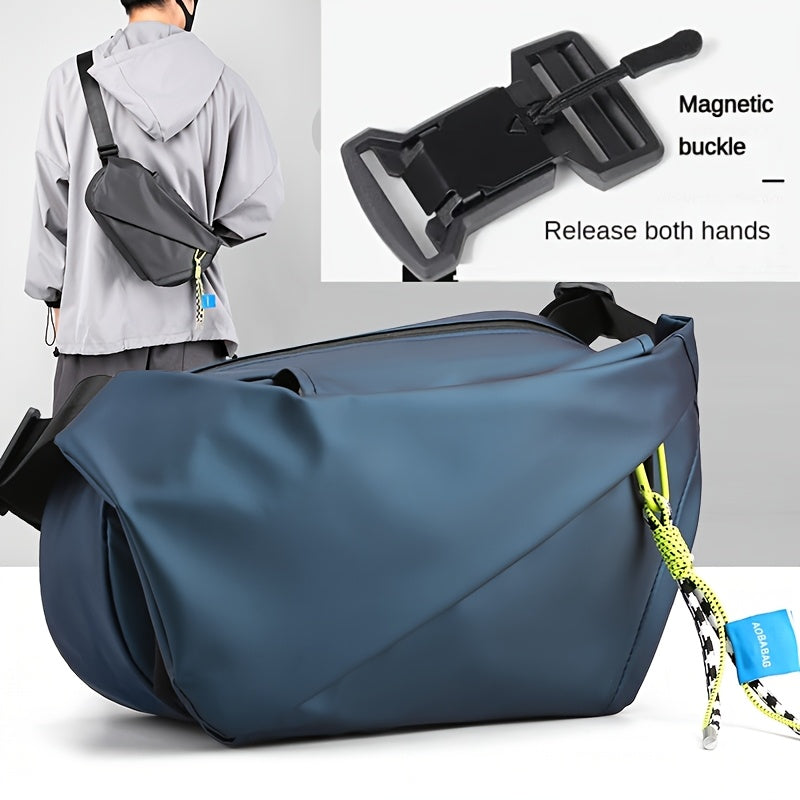 Men's Crossbody Bag – Nylon, Large Capacity, for Everyday Use | Bag Vero – front view
