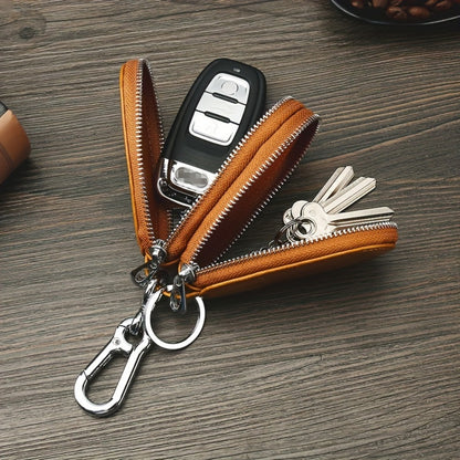 Men's Wallet – for Everyday Use, Car Key Fob Holder Leather | Bag Vero – front view