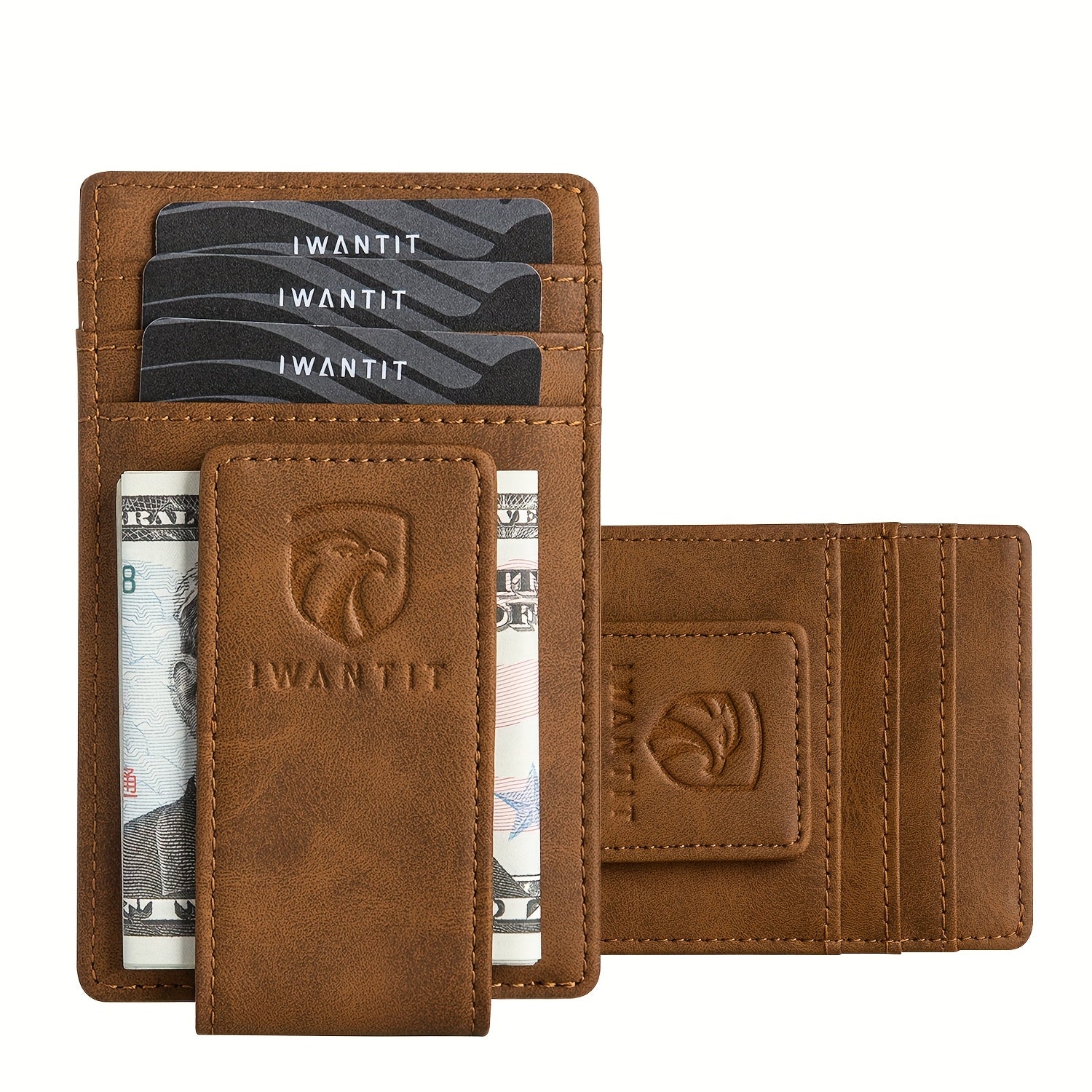 Men's Wallet – Genuine Leather, RFID Blocking | Bag Vero – front view