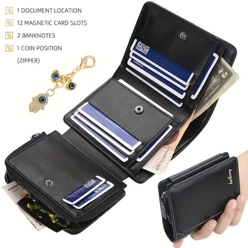 Men's Wallet – Slim Bifold Id Window Card | Bag Vero – front view
