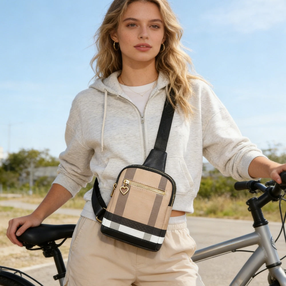 Sling Bag – 4 Colors, PU Leather, Multi Pocket, for Work | Bag Vero – detail view 9