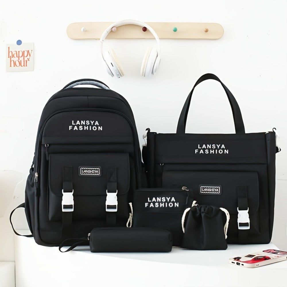 Sling Bag – 5-Piece, Large Capacity, for School | Bag Vero – front view