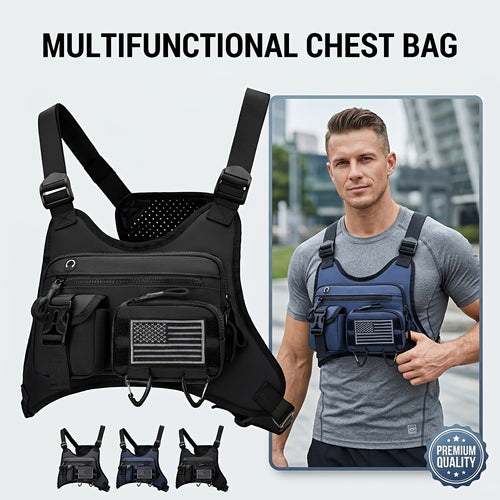 Sling Bag – for Travel & Work, Tactical Sports Chest Hollowed Out | Bag Vero – front view