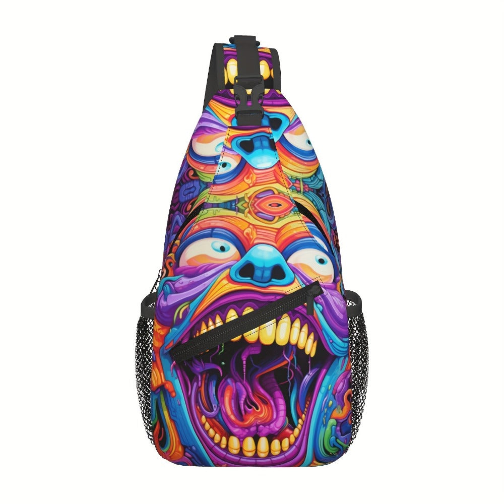 Sling Bag – Polyester, Large Capacity, Waterproof, for Travel & School | Bag Vero – front view