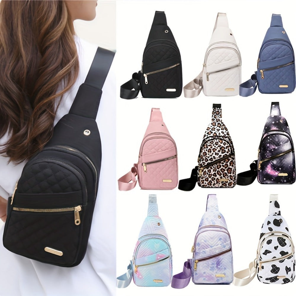 Sling Bag – Quilted, Lightweight, for Travel & Everyday Use | Bag Vero – front view