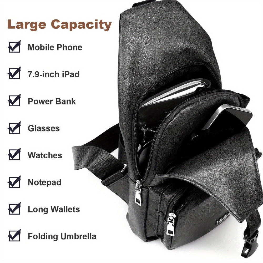Sling Bag – Anti-Theft, Adjustable Strap – detail view 13