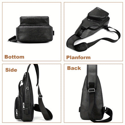 Sling Bag – Anti-Theft, Adjustable Strap – detail view 4