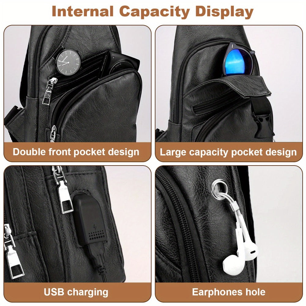 Sling Bag – Anti-Theft, Adjustable Strap – detail view 7