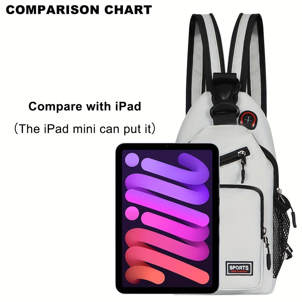 Sling Bag – 8 Colors, Canvas, for Travel & Everyday Use – detail view 11