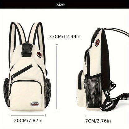Sling Bag – 8 Colors, Canvas, for Travel & Everyday Use – detail view 7