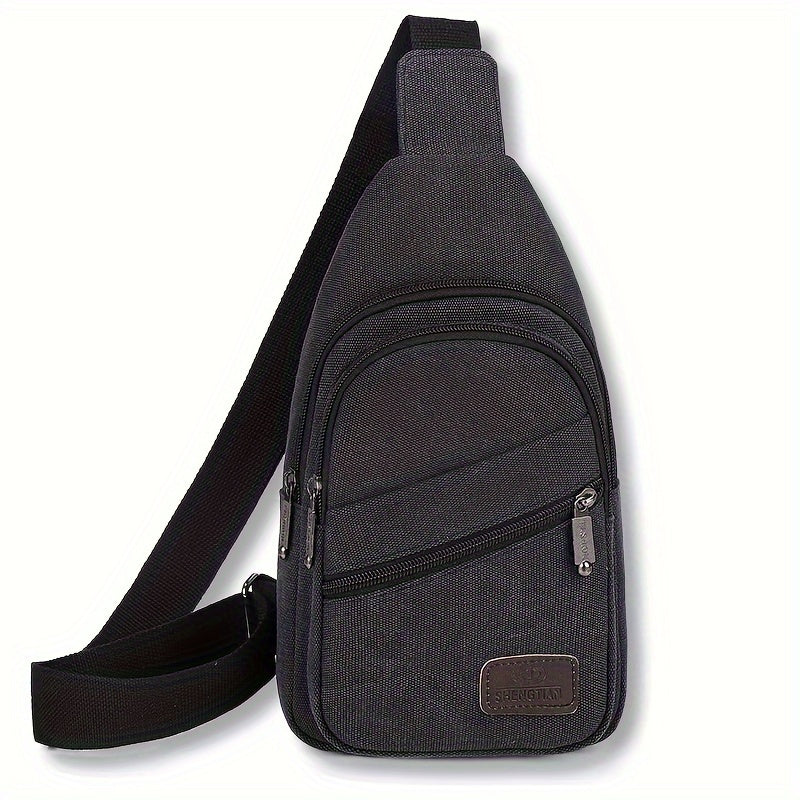 Sling Bag – Canvas, Large Capacity, Lightweight, for Travel & Everyday Use – front view - product view 12