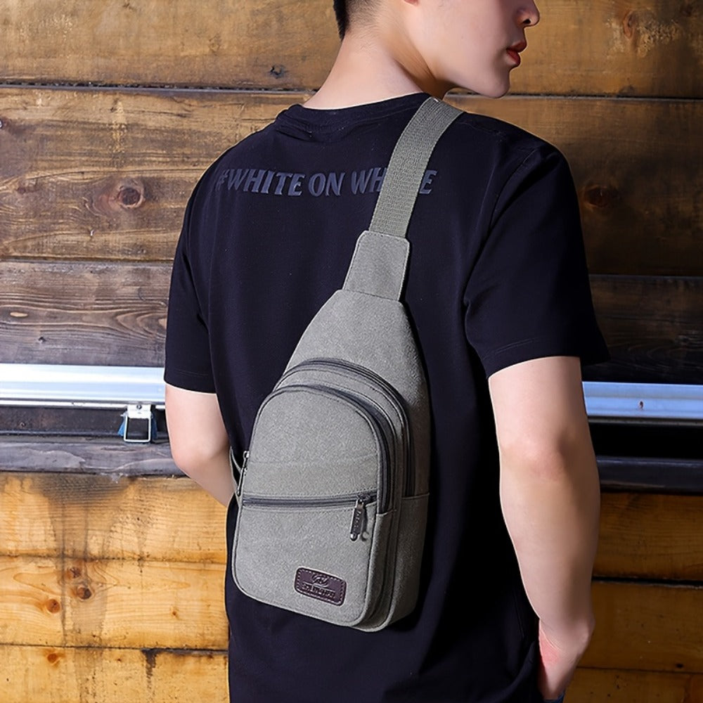 Sling Bag – Canvas, Large Capacity, Lightweight, for Travel & Everyday Use – detail view 7
