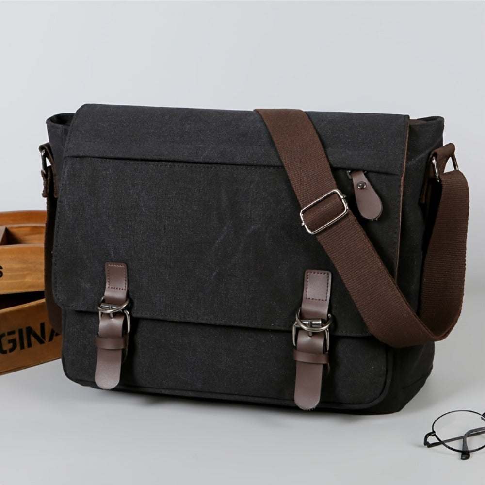 Sling Bag – Canvas, Large Capacity, Adjustable Strap, for Travel & School – detail view 7