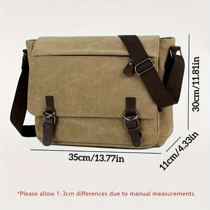 Sling Bag – Canvas, Large Capacity, Adjustable Strap, for Travel & School – detail view 8