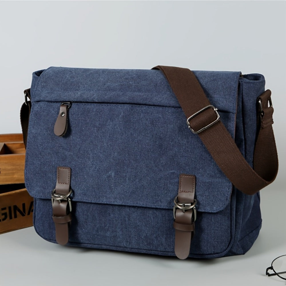 Sling Bag – Canvas, Large Capacity, Adjustable Strap, for Travel & School – detail view 9