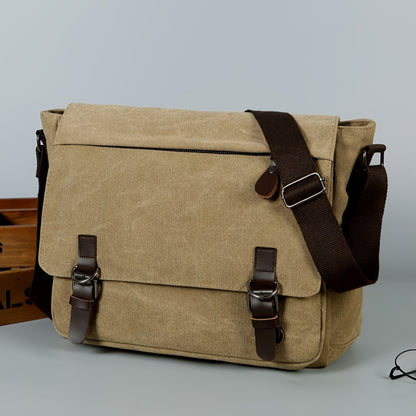 Sling Bag – Canvas, Large Capacity, Adjustable Strap, for Travel & School – detail view 3